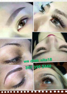 Semi-permanent make up
Eyelashes extension( special price $49 on March)