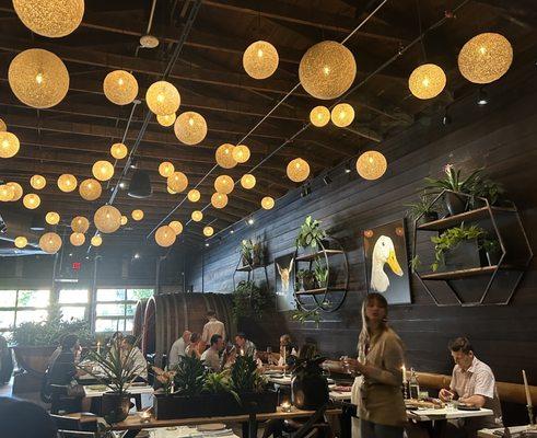 Interior of dining area