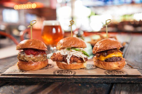 A few of our delicious sliders!