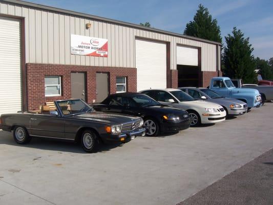 from last week...Mercedes-Benz, Audi, Saab, Volvo, F100