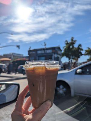 Small pumpkin cold brew