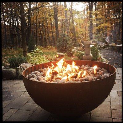 CES installs propane fire pits