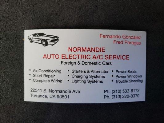 Normandie Auto Electric & Air Conditioning