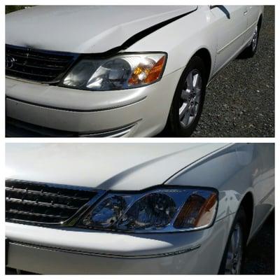 Here's a before and after of the car.  They did a great job!