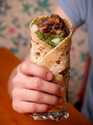 Lamb Kebab Kathi Roll