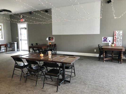 Dining room area