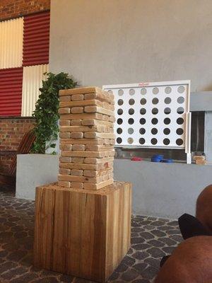 Jenga and connect 4!!