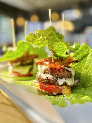 Swap buns for lettuce wraps on any slider!