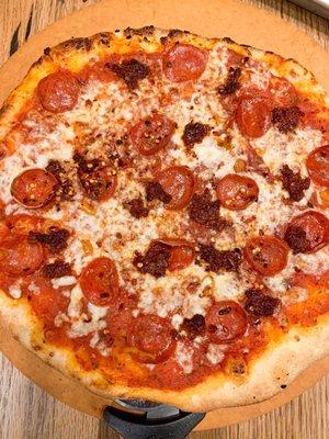 Spicy Meat Pizza