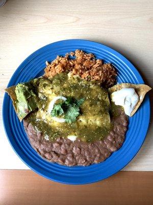 Enchiladas Verdes