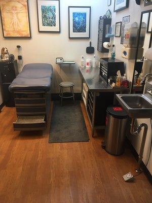 Our Piercing Room.