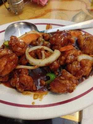 General tsos chicken.