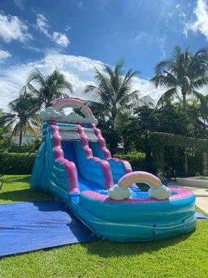 Pinky Rainbow Water Slide