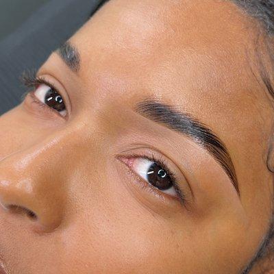 After: Brow Lamiantion & Tint