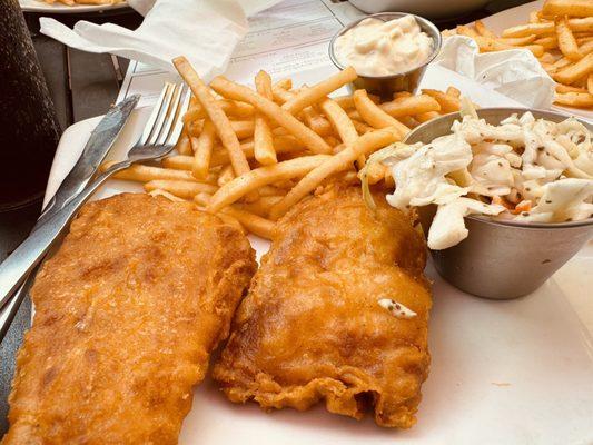 Fish and chips. Delicious!