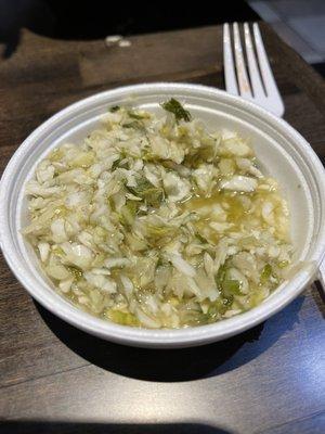 Vinegar slaw