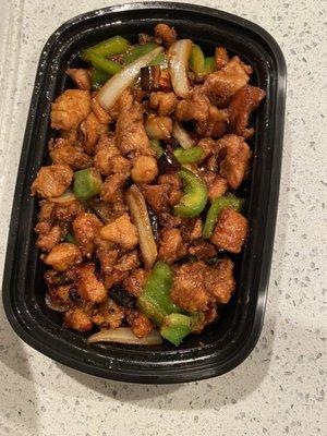 Chung king chili chicken. So good. Get mild if you can't handle spicy food. This one can be a scorcher.