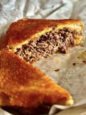 Brisket Grilled cheese