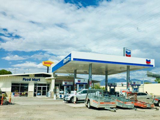 Chevron station on St Mary's Road