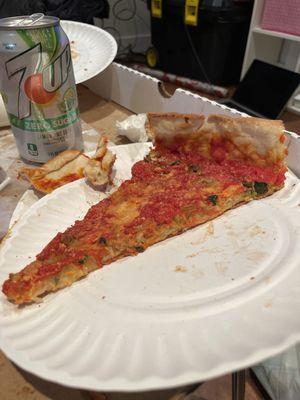 Chicago Style Deep Dish Cheese Pizza