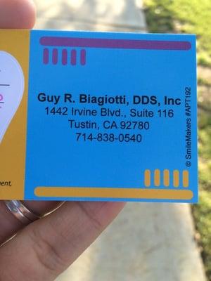 Guy R. Biagiotti, DDS,  Inc.