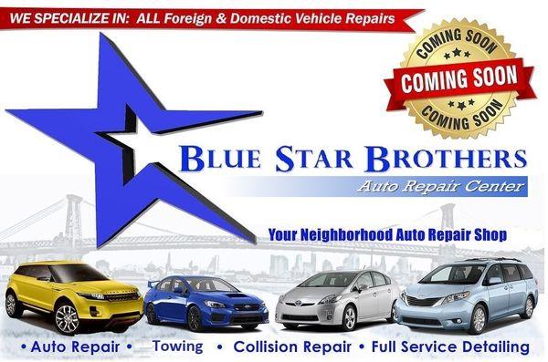 Check our website for Information and Updates
  www.bluestarautorepair.com