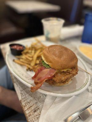 Pimento Cheese Sandwich and a side