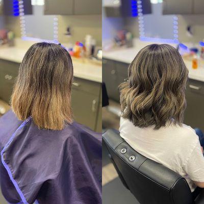 Grey Blending Balayage