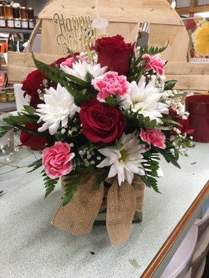 Birthday arrangement