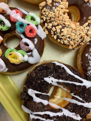 Don't look into it or anything, but we totally invented cereal on donuts...