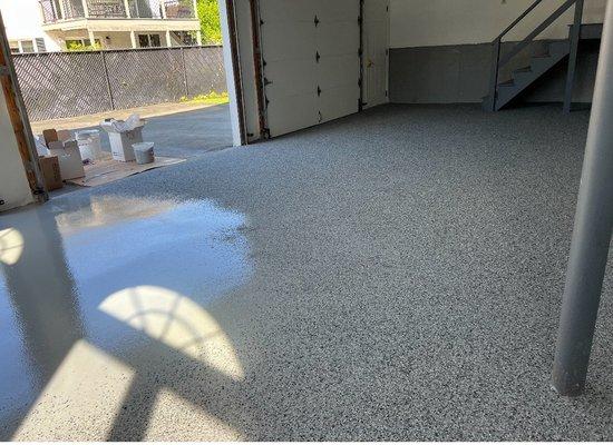 Epoxy garage floors