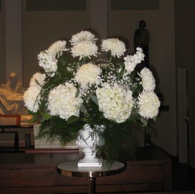 Formal church arrangement