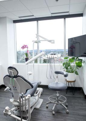 One of the treatment rooms at our dental office.