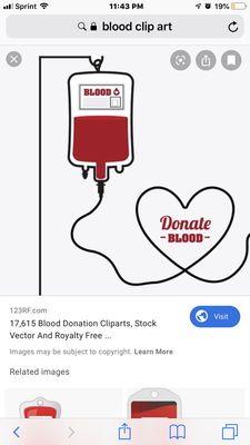 Donate blood so that someone else can live....