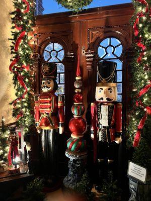 Nutcrackers guarding the doors