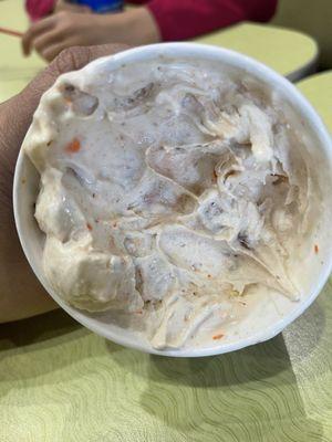 Reese's Pieces Cookie Dough Blizzard Treat