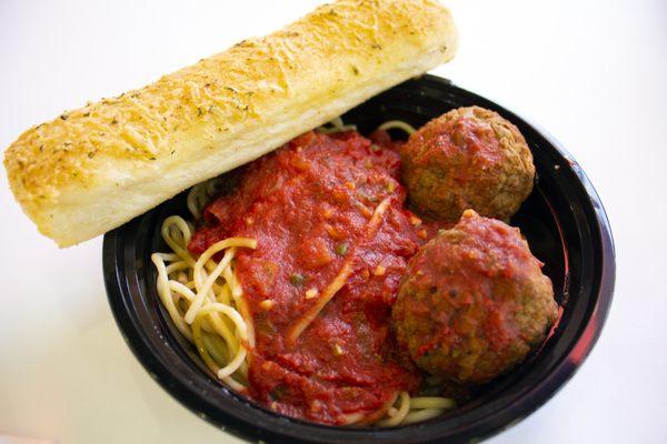 Our Signature Spaghetti and Meatballs.