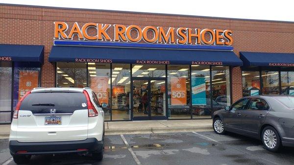 Rack Room Shoes near the Rock Hill Galleria