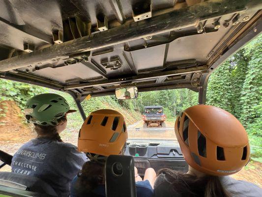 UTV ride up the mountain