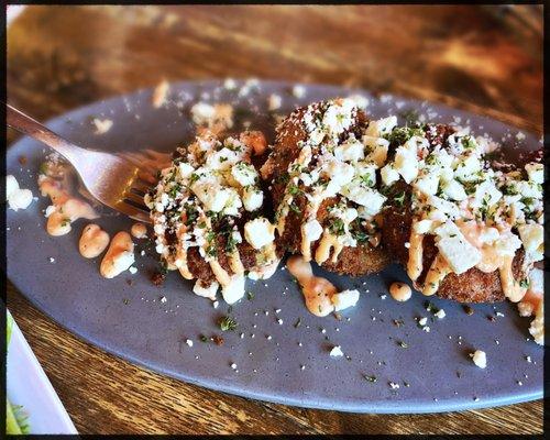 Fried green tomatoes