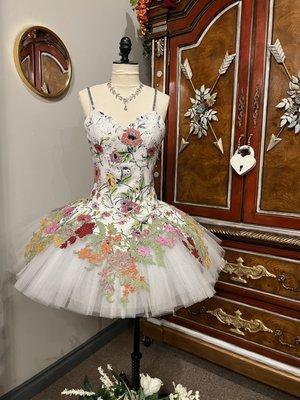 Swarovski Crystal decorated  dress