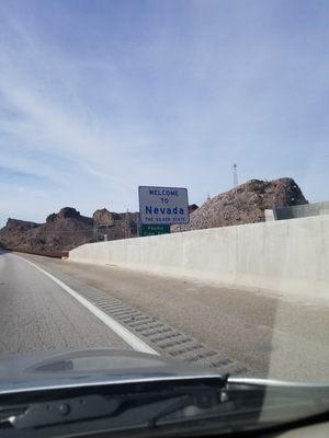 From the Hoover Dam!