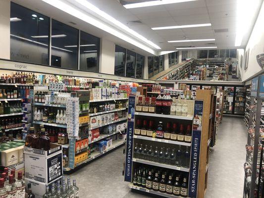 Liquor department.