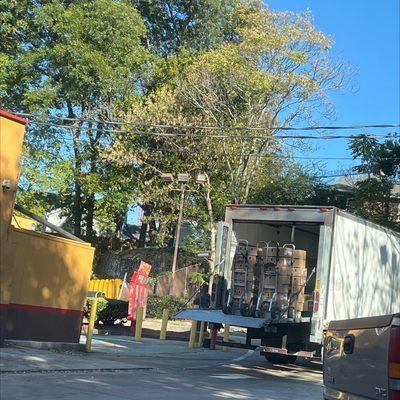 Why would you block the drive thru for a delivery at 4:30pm on a Thursday???