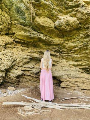 Baby girl took this of me :) staring at the rocks lol