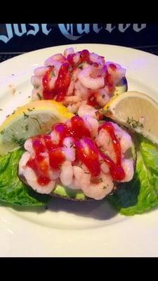 Bay Shrimp stuffed Avocado