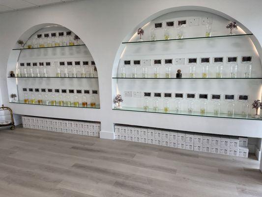 Wall of scents!