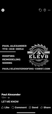 Elev8 Roofing & construction