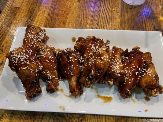 Chicken Wings with Sesame Teriyaki sauce