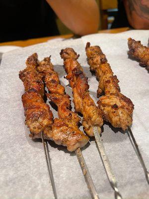 Lamb skewers